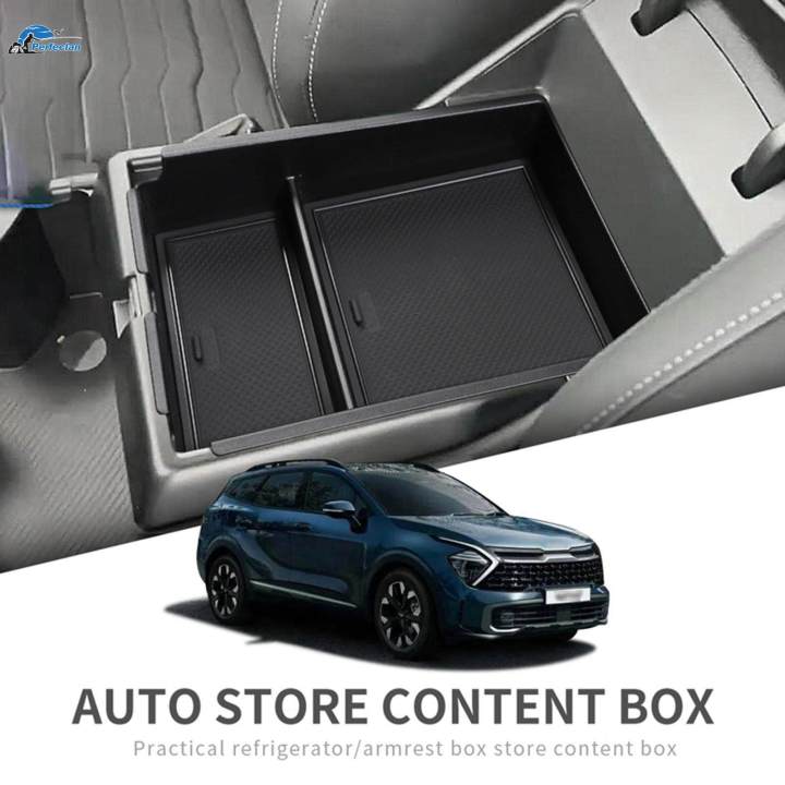 Car Armrest Storage Box Interior Tidying Accessories Replaces Keep ...
