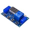 Xy-J02 Dc 6-30v Relay Module Control Switch Automation Cycle Delay Timer Circuit Timer Support Type-C Usb 5v Led Display. 