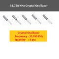 5 pcs of 32.768 KHz Crystal Oscillator. 