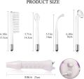 4 in 1 Portable Handheld High Frequency Facial Beauty Machine Skin Therapy Wand Machine for Acne Treatment Skin Tightening. 