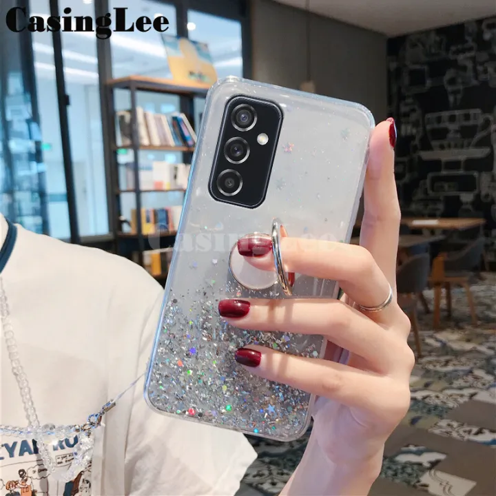 For%20Galaxy%20M13%20Case%20Shiny%20Ring%20Glitter%20Soft%20Transparent%20Holder%20Stand%20Back%20Cover%20with%20String%20Casing%20for%20Samsung%20M13%20Phone%20Cases%20Cover%20Stars%20Moon%20Girls%20-%20Image%204