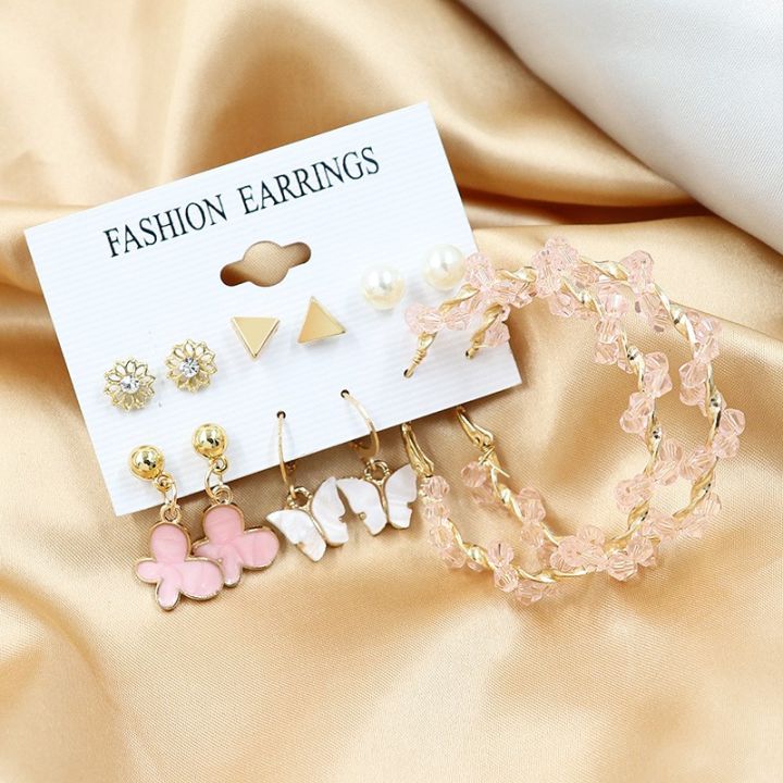Vintage%20Crystal%20Butterfly%20Earrings%20Set%20Women%20Jewelry%20Ins%20-%20Image%203