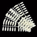 5Sheets/lot 120pcs Natural Clear Flatback Nail Tips For Making UV Gel Nail Polish Color Card Book Nail Art Display Swatch Sticks. 