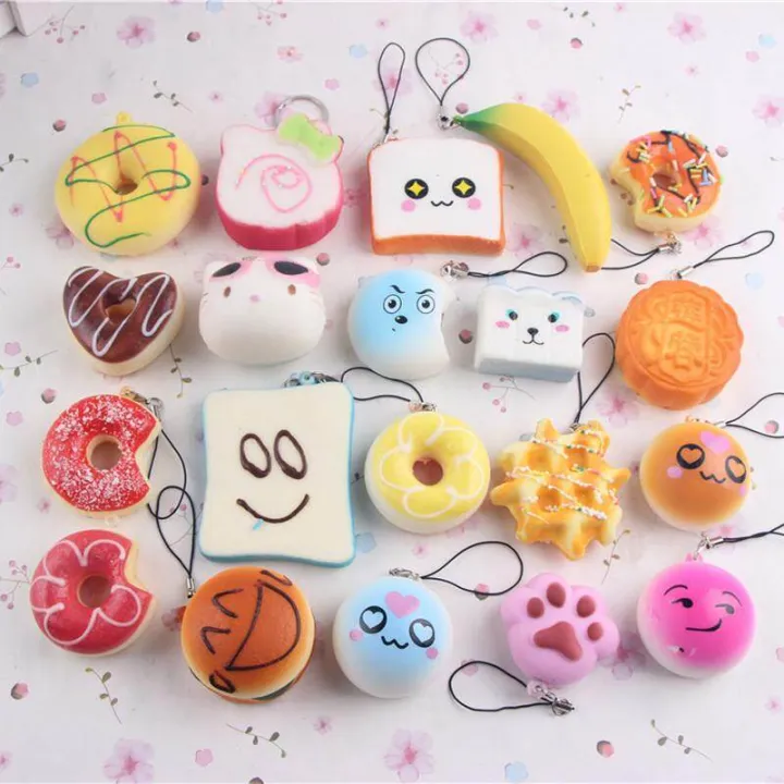 RHS%20Online%205PCS%20Kawaii%20Mini%20Soft%20Squishy%20Foods%20Doughnut%20Lovely%20Cake%20Cute%20Bread%20Phone%20Straps%20Charm%20-%20Image%208