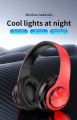 B39 High-Quality Bluetooth Over-Ear Headphones with Mic, 7-Color LED Light, Comfort Fit, and Volume Control - New. 