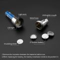 2 Pcs LED Bike Car Tire Light Dust Valve Cap with Batteries. 