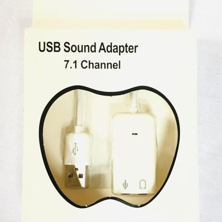 USB Sound Adapter 7.1 Chanel / Sound Card Apple