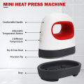 Mini Heat Press Machine for T Shirts Shoes Hats Iron for Small HTV Vinyl Projects Portable for Heating US Plug. 