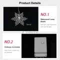 Auoyo Light Strip Christmas Lights Icicle Lighting 4M Curtain String Lights Waterproof Socket Party Garden Eaves Outdoor Decoration For Wedding Party Home Garden Street. 