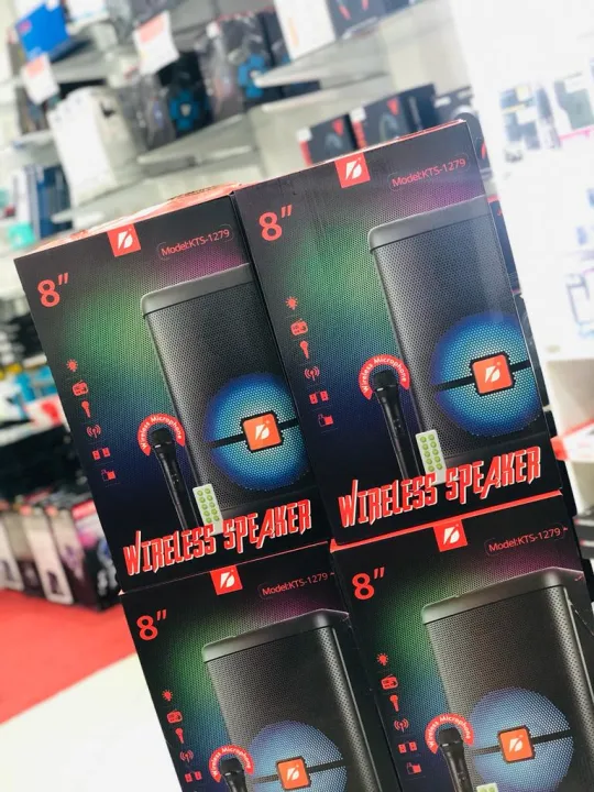 KTS-1279%208%20Inch%20With%20Wireless%20Microphone%20BT%20Wireless%20Karaoke%20Party%20Portable%20Speaker%20-%20Image%207