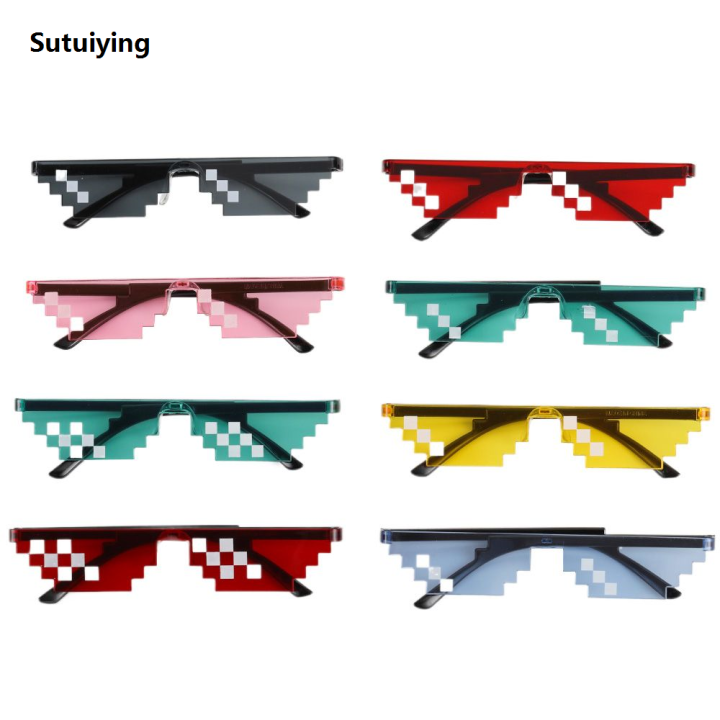 Sutuiying%202025%20Fashion%20Mosaic%20Sunglasses%208%20Bit%20Pixelated%20Ladies%20Sunglasses%20Retro%20Gamer%20Robot%20Eyeglasses%20for%20Men%20Women%20Thug%20Life%20Shades%20Kid%20Toys%20-%20Image%204