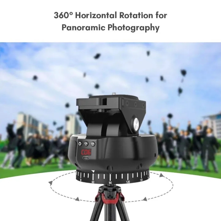 YT1200%20Motorized%20Pan%20Tilt%20Head%202-axis%20Panoramic%20Head%20360%EF%BF%BD%20Rotation%20Panoramic%20Tripod%20Head%20-%20black%20-%20Image%204