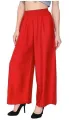 Women Ladies Viscose Plain Black White  Palazzo Long Pant Trouser low price. 