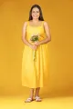 Araliya Back Tie Midi Dress. 