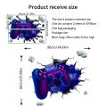 Big Size Game controller wall sticker universe starry sky esports room electronic game decoration decoration wall sticker. 