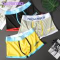 Men Boxers Comfo ble Stylish Men's Boxers Breathable Ice Silk Underwear for Southeast Asian Buyers Moisture-wicking Boxers. 