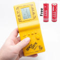 Brick Game Game Boy Video Game with All In One total Brick Games for Children Adults for Increasing Hand-Eye/Mind Concentration, Brain and IQ Level Developer, Brick Game 9999 in 1 Video Game With Battery in Daraz Flyer. 