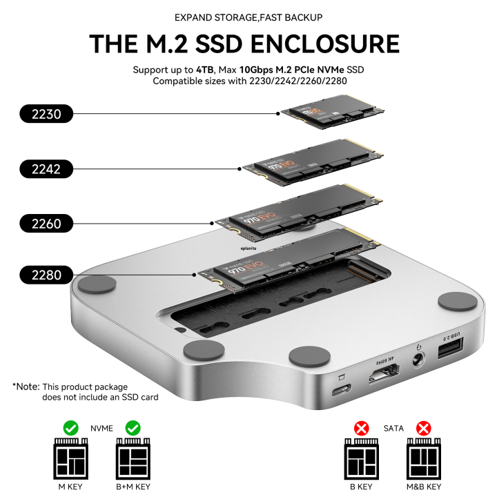 Minisopuru%20Mac%20Mini%20M4%20Hub%20Dock%20Stand%20With%20M.2%20SSD%20Enclosure%204K60Hz%20HDMI%20SD/TF%20USB%20C%20HUB%20Docking%20Station%20for%20Mac%20Mini%20M4/M4%20Pro%20-%20Image%202