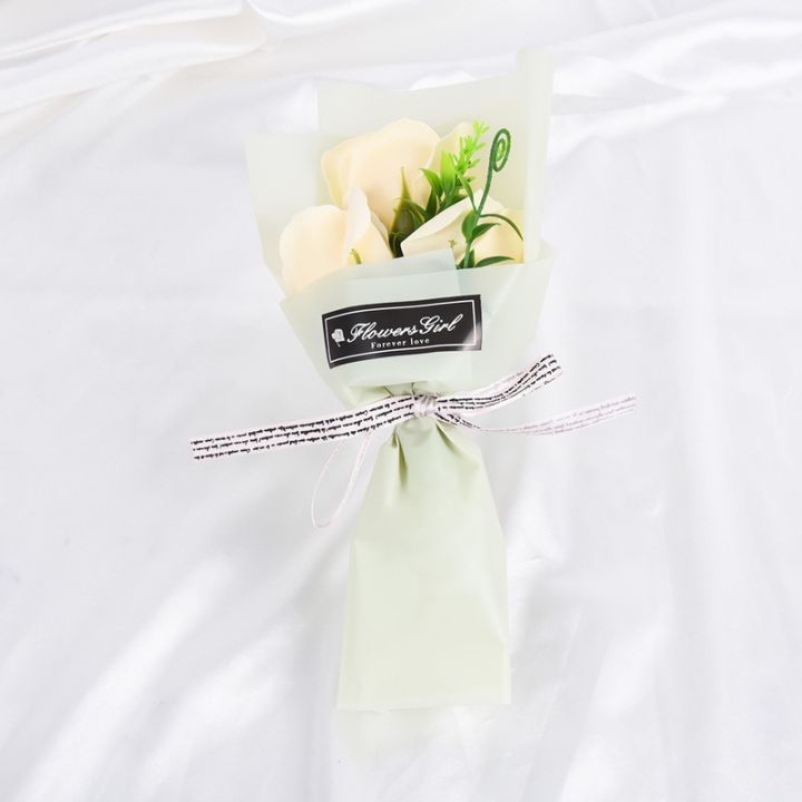 24CM%20Three-headed%20Soap%20Flower%20Bouquet%20Artificial%20Rose%20for%20Mother's%20Day%20Teacher's%20Day%20Gift%20-%20Image%209