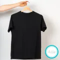 Black t-shirt / premium cotton blend / unisex / men / women / tees. 