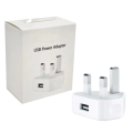 Apple USB Power Adapter 3 Pin Top With Box – CN Version. 