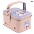 Vintage Small Suitcase Storage Tinplate Candy Box Cookie Gift Box Storage Can Dounp. 