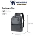 MENSPE Men Backpack 14inch Laptop Backpack Waterproof Travel Backpack Business Bag College Backpack Casual Shoulder Bag Anti Theft Back Pack School Bag for Men Women. 