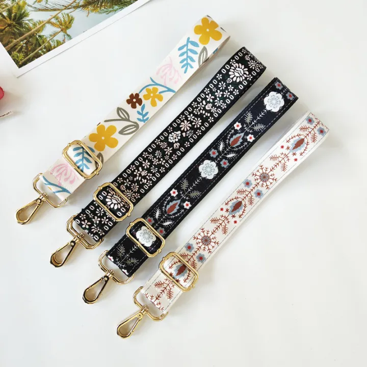 Belts Print Belt Replacement Guitar Bag Stripe Shoulder Wide Adjustable Strap