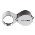 10X Loupe Gem Jewelry Loupe Jewelers Eye Magnifying Glass Magnifier Gem Identification Tool. 