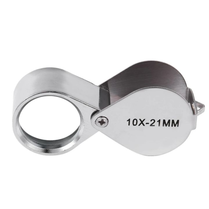 10X Loupe Gem Jewelry Loupe Jewelers Eye Magnifying Glass Magnifier Gem Identification Tool
