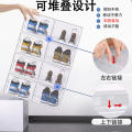 Shoebox With Lids Space-saving Shoe Holder Transparent Shoe Storage Plastic Shoe Organizer Stackable Shoe Boxes. 