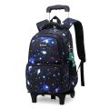 Children School Backpack with Wheels Rolling School Bag For Boy Girls wheeled backpack Trolley Bag Students Backpack. 