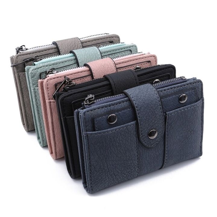 Hang%20qiao%20shopHangQiao%20Wanita%20Baru%20Pu%20Kulit%20Rivet%20Wallet%20Pendek%20Zip%20Duit%20Syiling%20Duit%20Syiling%20Pemegang%20Kad%20Pemegang%20Kad%20Duit%20Syiling%20Wanita%20Clutch%20Dompet%20Purse%20Wang%20Beg%20-%20Image%203