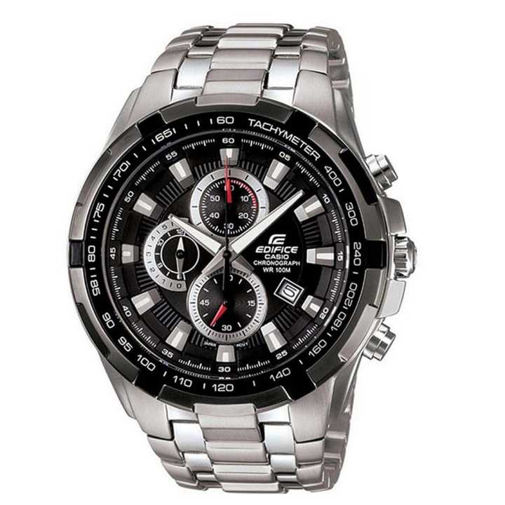Casio Edifice Black Metal Analog Watch For Men