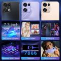 P 5G Hand id14 7 Androragon o13 PR Original Reno Smartphone 7.3 Inch Global Version 22G+2TB Snapd8 Gen32+108M Phone. 