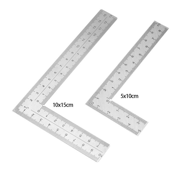 Small Square Ruler Sizes Mini L Square Ruler Measuring Layout Tool Stainless Steel Square ...