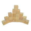 100 Tablets Large Pieces Wooden Cube Square Building Block Toy Kindergarten Mathematics Teaching Aids Square. 
