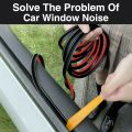 Car Side Window Seal Strip Trim Tool Noise Insulation Auto Door Glass Lift Sealing Strips Edge Rubber Filler V Type Weatherstrip. 