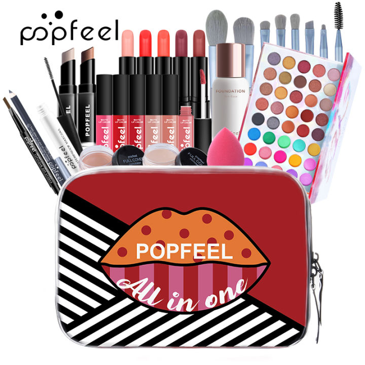 POPFEEL%208-56Pcs%20Makeup%20Set%20Full%20Professional%20Makeup%20Kit%20Eyeshadow%20Blush%20Foundation%20Face%20Powder%20Makeup%20Case%20Korean%20Cosmetic%20-%20Image%203
