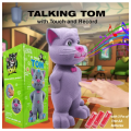 Talking Tom with AI Touch Sensitive Intelligent and Recording talk back toy for Kids (light on eyes and Lightweight.). 