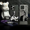 Black Anime Bleachs Kurosaki Ichigo Phone Case For iPhone 16 15 14 13 12 11 Pro Max X XR XAX 8 7 Plus Candy Matte Back Cover. 