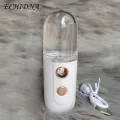 35ml Moisturizing Facial Sprayer Supplement Water USB Charging Replenishing Instrument Face Moisturizer Sprayer Skin Care Supplies. 