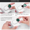 Baoer Lens Filter UV/CPL/ND Aluminum Alloy Frame Optical Glass Filter Camera Lens Filter Easy Installation Action Camera Accessory. 