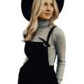 New Buckle pinafore frock simple style/casual/new trend/stylish. 