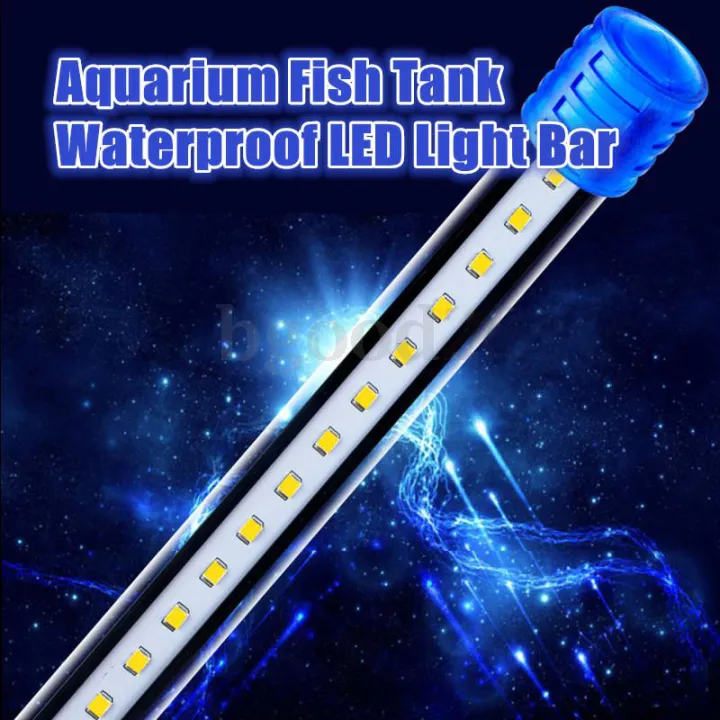 3.5%20feet%2018W%20RGB%20LED%20Aquarium%20Light%20Submersible%20AIBAO%20T4%20Lamp%20Bulb%20Pet%20Fish%20Tank%20Light%20Energy%20Saving%20Fitting%20Accessory%20Fish%20Tank%20Decoration%20Colourful%20Red%20Green%20Blue%20Light%20Emitting%20Diode%20Bright%20Color%20T4-100LED%20Fish%20Tanks%20Fish%20Tank%20Glass%20Aquarium%20Decoration%20-%20Image%202