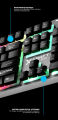 Alcatroz X-craft XKB-300 Spill Proof Gaming Keyboard with FX Backlight Effect. 
