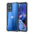 Motorola G64 Acrylic Anti-Drop Phone Case with Tempered Glass Screen Protector for Moto G04S, G04, G24, Power G34, G54, G84. 