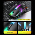 Luminous Wired Mouse USB Wired Desktop Laptop Cool Glowing Computer Game Mouse. 