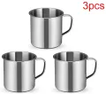 Silver Polish Mug 3 pieces  Coffee cups. 