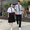 Korean Style School Uniform Junior and Senior High School Student Clothing Campus British Business Attire Summer Suit College Style ins Hong Kong Style Graduation Photo. 